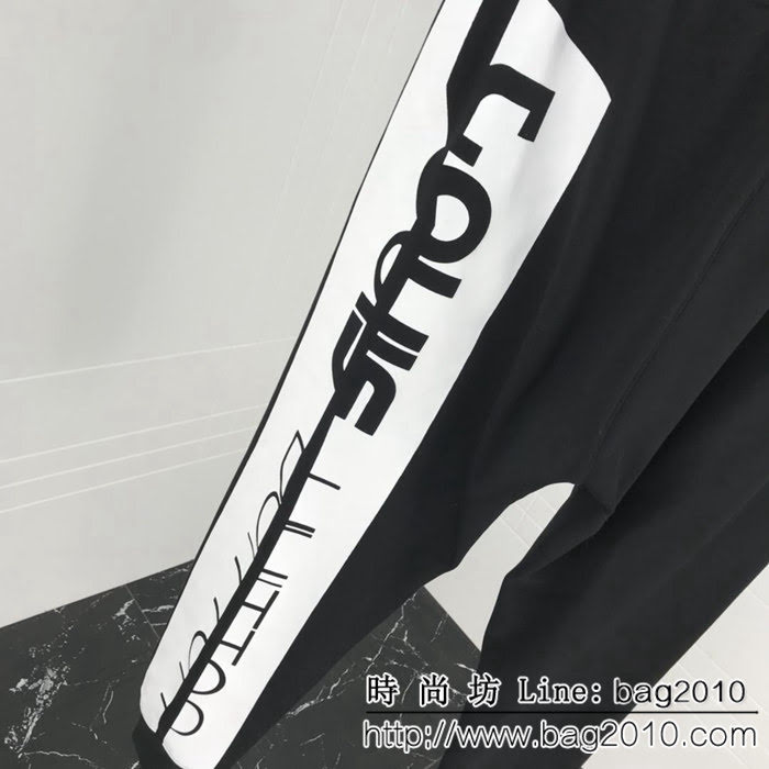 LV路易威登 18SS 秋冬新款 字母印花 舒適保暖 男款休閒衛褲 ydi2243